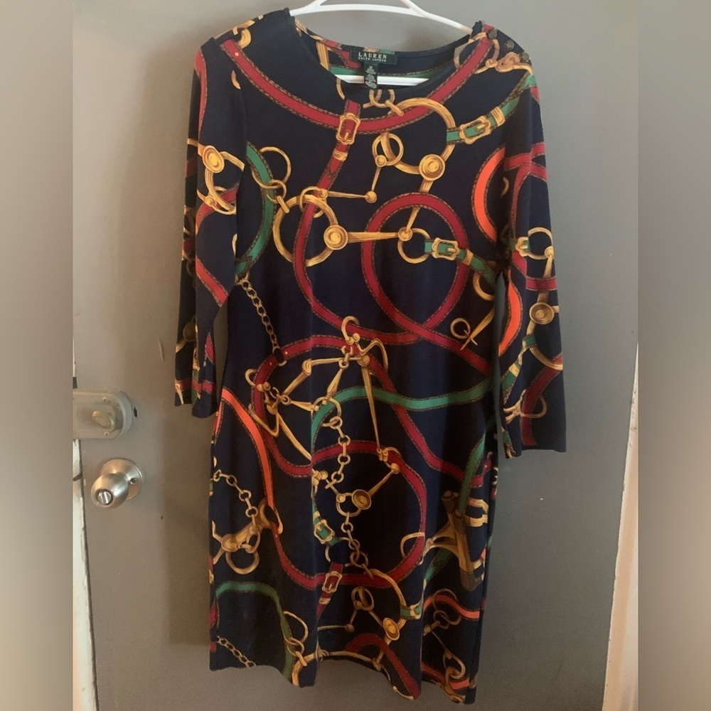 Ralph Lauren equestrian‎ midi dress
